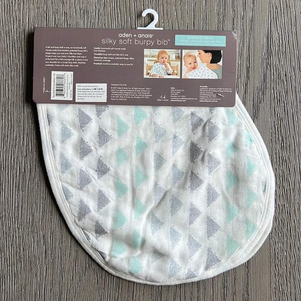 ADEN+ANAIS BABY BAMBOO BURPY BIB